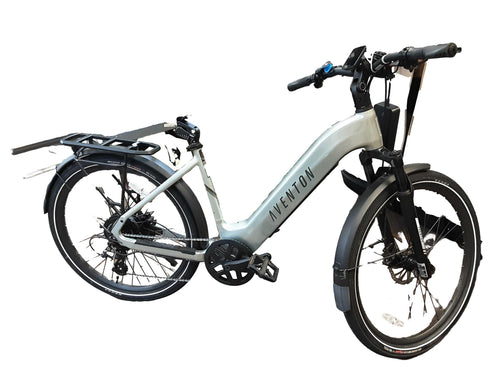 Aventon Level Green Hybrid Bike