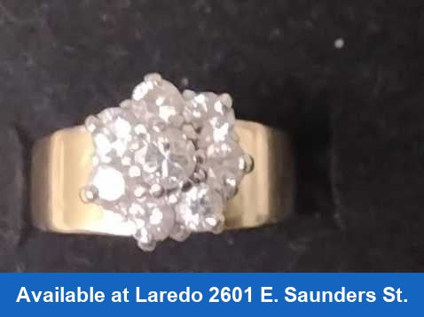 Women's Ring - Yellow Gold 14k (.585) 5.9 grams Size 7