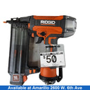 Ridgid R213bnf3 Orange Pneumatic Brad Nailer