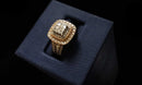 Ring - Engagement Set - Yellow Gold 10k (.417) 4.5 grams Size 20
