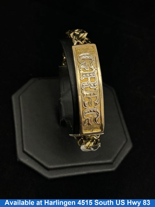 ID Bracelet - Yellow Gold 10k (.417) 39 grams 10 inch