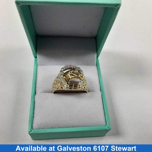 Men's Ring - Yellow Gold 10k (.417) 3.4 grams Size 10