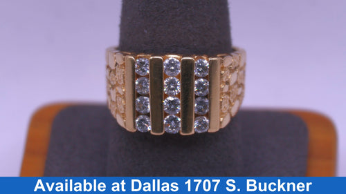 Men's Ring - Yellow Gold 14k (.585) 12.8 grams Size 10