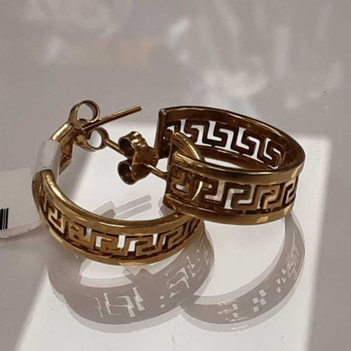 Hoop Earrings - Yellow Gold 14k (.585) 6.2 grams