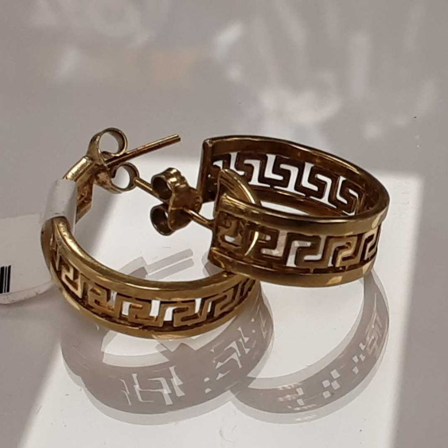 Hoop Earrings - Yellow Gold 14k (.585) 6.2 grams