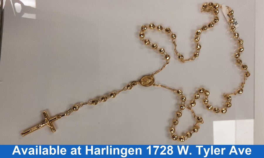 Bead Chain - Yellow Gold 10k (.417) 21.1 grams 24 inch