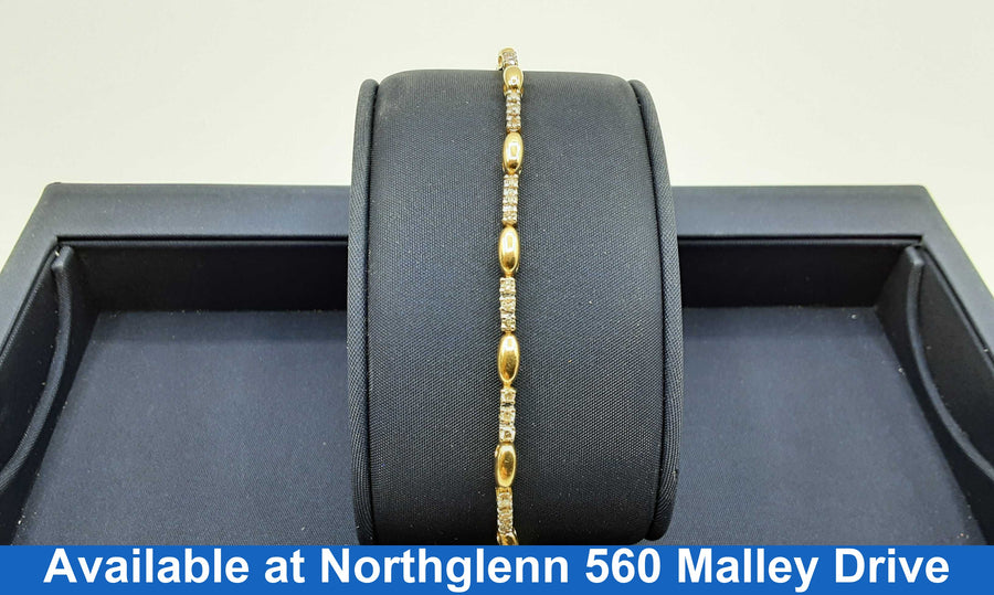Bracelet - Yellow Gold 14k (.585) 7.1 grams 5 inch