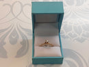 Women's Ring - Solitaire - Yellow Gold 14k (.585) 2.2 grams Size 6.5