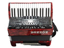Hohner Bravo Red Piano Accordion
