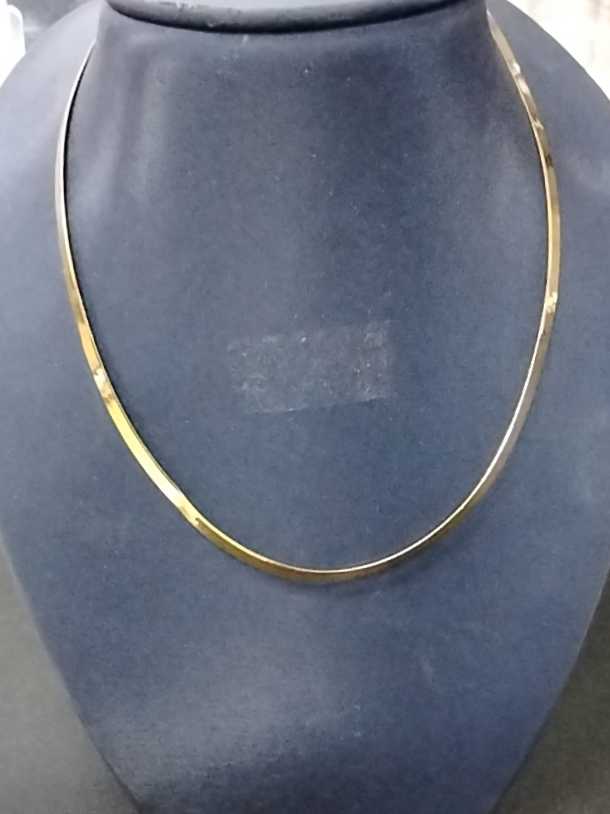 Herringbone Chain - Yellow Gold 14k (.585) 10.1 grams 21 inch