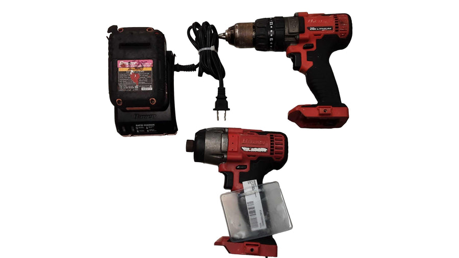 Bauer Red Cordless Impact Drill
