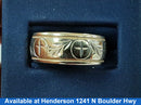 Ring - Wedding Band - Yellow Gold 14k (.585) 7 grams Size 20