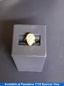 Women's Ring - Yellow Gold 14k (.585) 3.3 grams Size 20