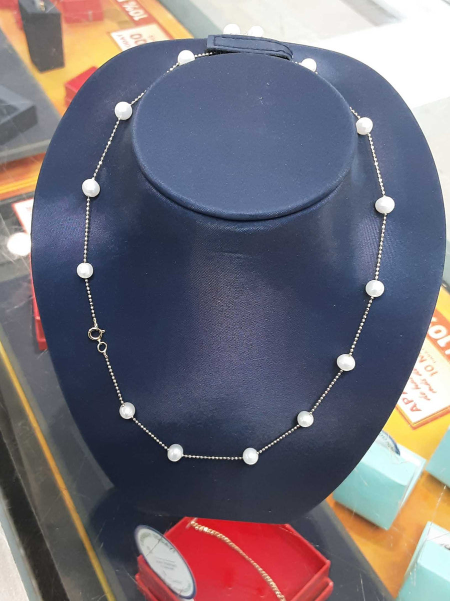 Bead Chain - Yellow Gold 14k (.585) 4.4 grams 12 inch