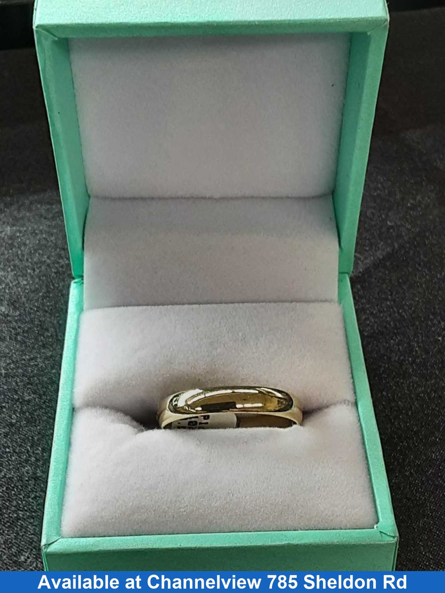Ring - Wedding Band - Yellow Gold 10k (.417) 2 grams Size 8.5