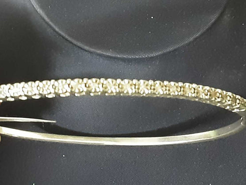Bangle Bracelet - Silver 9.4 grams 7 inch