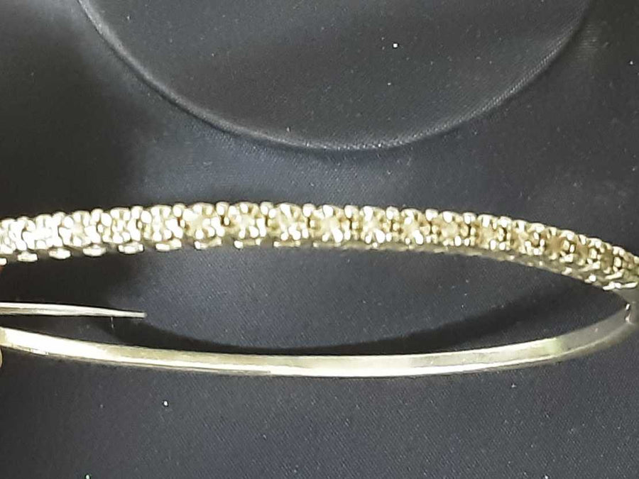 Bangle Bracelet - Silver 9.4 grams 7 inch