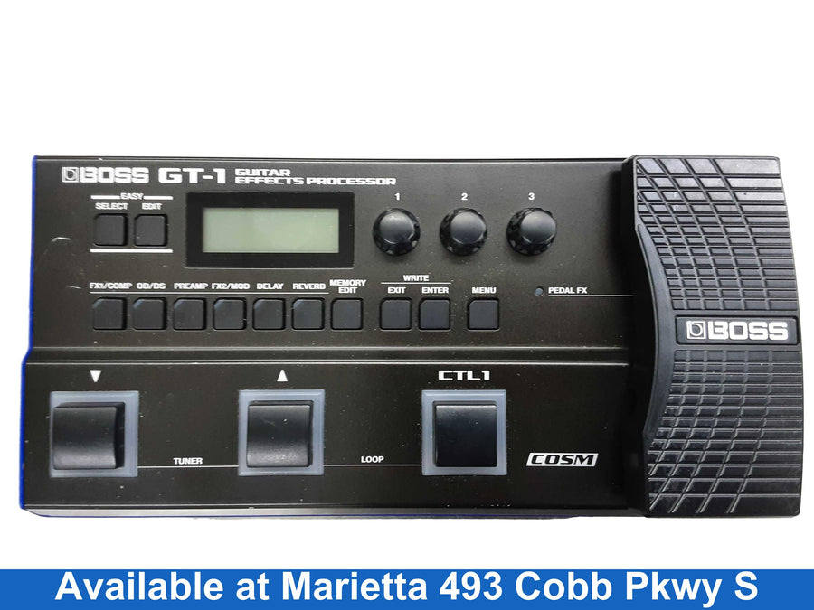 Boss Gt-1 Blue Audio Equipment