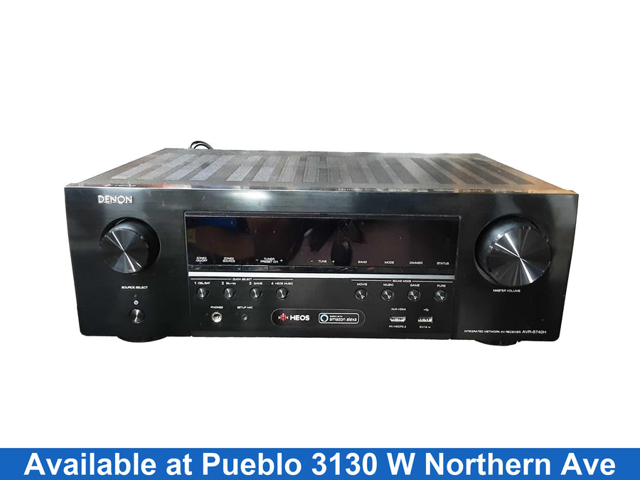Denon Avr-s740h Black Home Audio Receiver