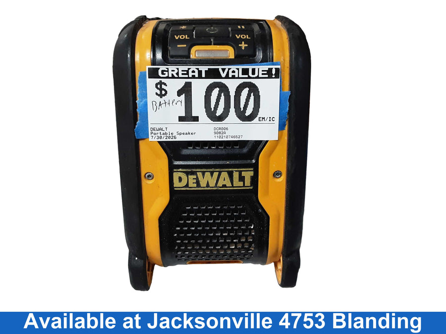 Dewalt Dcr006 Yellow Portable Speaker