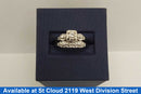 Ring - Engagement Set - White Gold 14k (.585) 4.36 grams Size 7.5