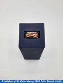 Women's Ring - Yellow Gold 18k (.750) 6.4 grams Size 7.5