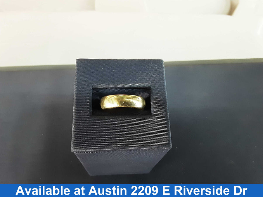 Ring - Wedding Band - Yellow Gold 14k (.585) 5.5 grams Size 9.5
