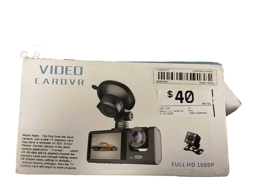 Car Dvr X1 White Security Camera Only
