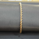 Rope Bracelet - Yellow Gold 14k (.585) 6.1 grams 10 inch