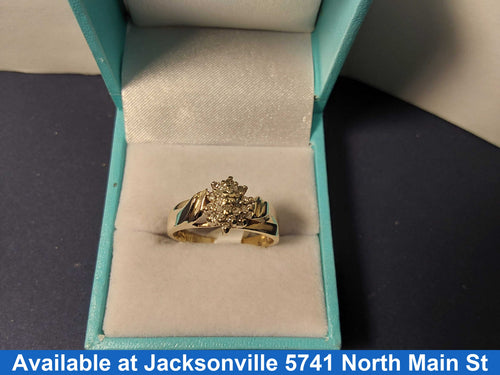 Women's Ring - Yellow Gold 10k (.417) 4 grams Size 9