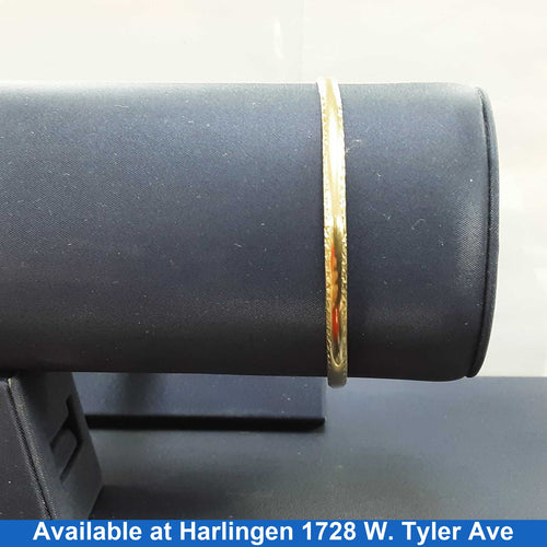 Bangle Bracelet - Yellow Gold 10k (.417) 1.9 grams 7 inch