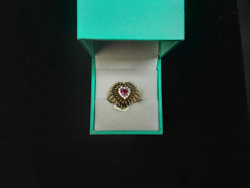 Women's Ring - Yellow Gold 10k (.417) 4 grams Size 7.5