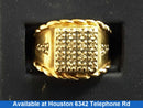 Men's Ring - Yellow Gold 10k (.417) 7 grams Size 11