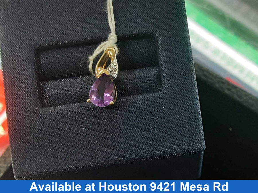 Diamond Pendant - Yellow Gold 10k (.417) 0.7 grams