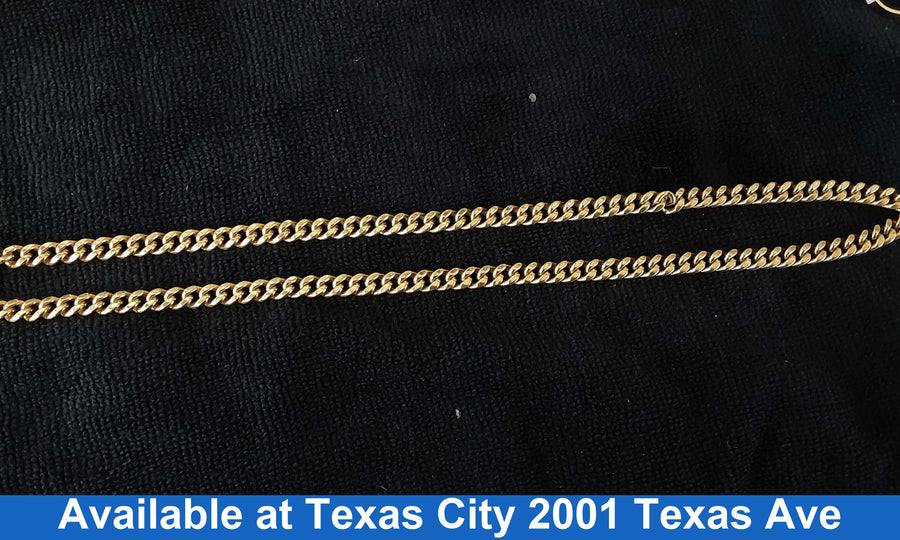Cuban Link Chain - Yellow Gold 10k (.417) 26.7 grams 22 inch
