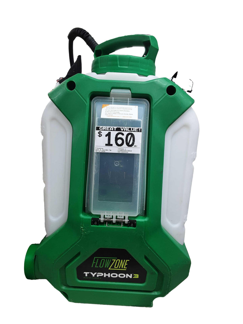 Flowzone Typhoon 3 Green Lawn / Garden Sprayer