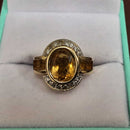 Men's Ring - Yellow Gold 14k (.585) 4.6 grams Size 11