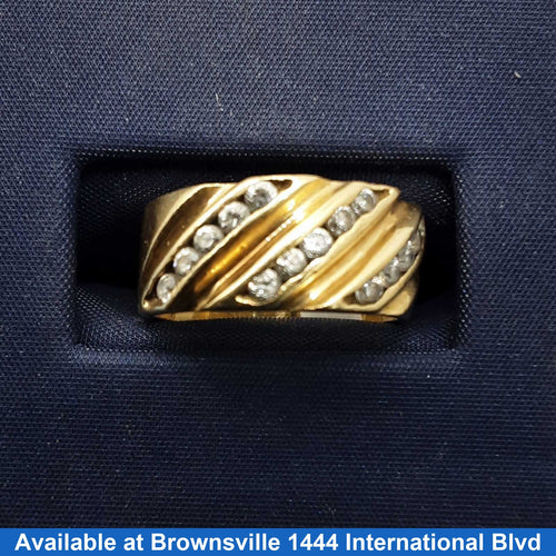 Ring - Wedding Band - Yellow Gold 10k (.417) 4.8 grams Size 6