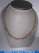 Figaro Chain - Yellow Gold 14k (.585) 25.1 grams 22 inch