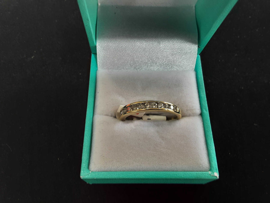 Ring - Wedding Band - Yellow Gold 10k (.417) 2.6 grams Size 9.5