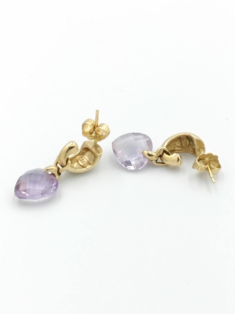 Earrings - Yellow Gold 14k (.585) 3.6 grams