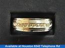 Ring - Wedding Band - White Gold 14k (.585) 6.1 grams Size 11.5
