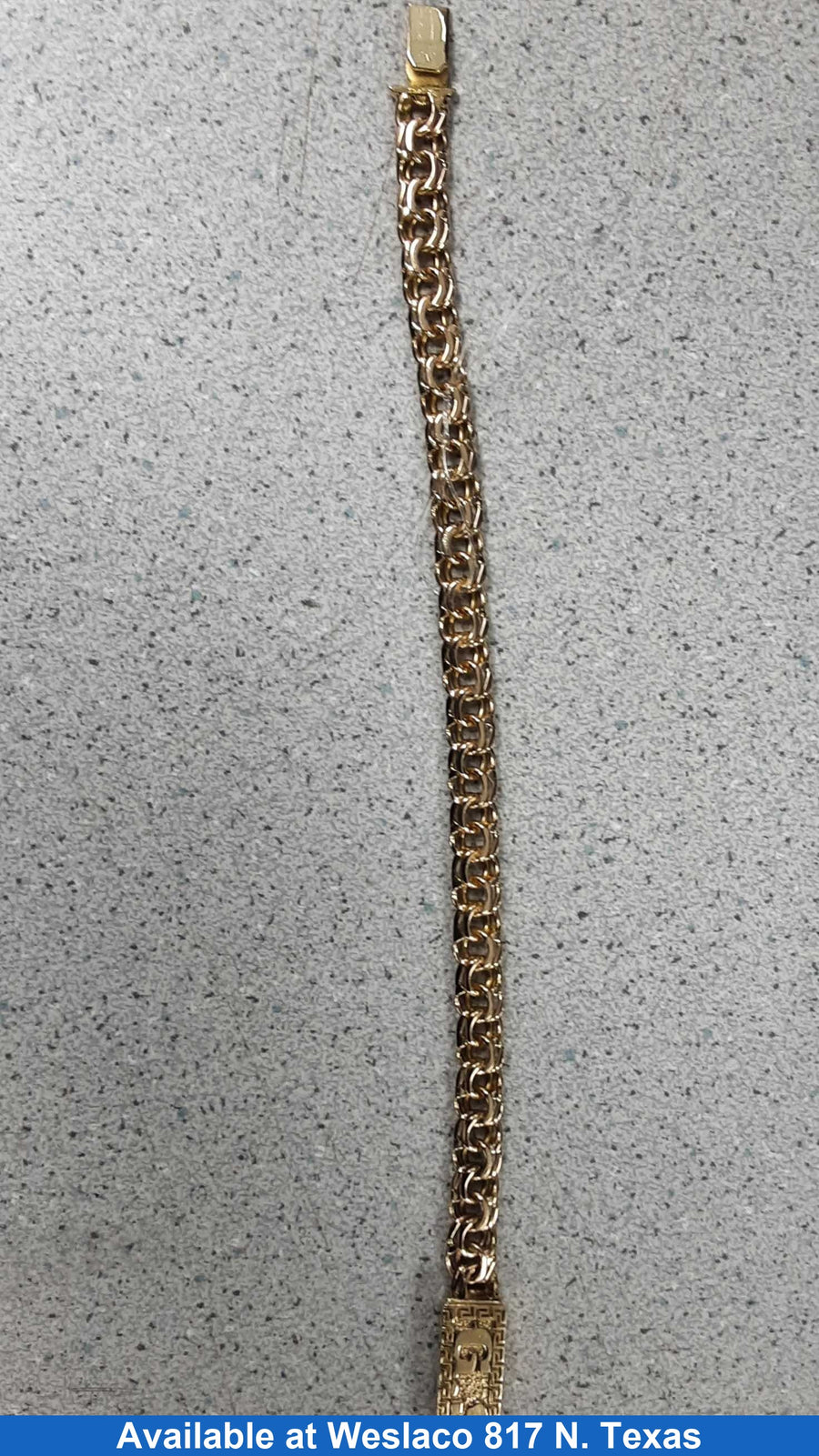Bracelet - Yellow Gold 10k (.417) 15.2 grams 7 inch