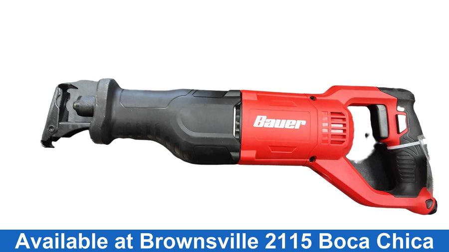 Bauer 1975-b Red Corded Reciprocating Saw