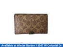Coach Snap Wallet Brown Wallet