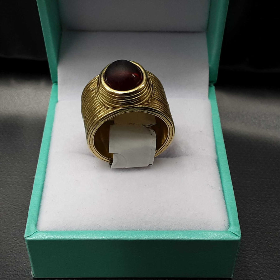 Men's Ring - Yellow Gold 18k (.750) 19.9 grams Size 5.5