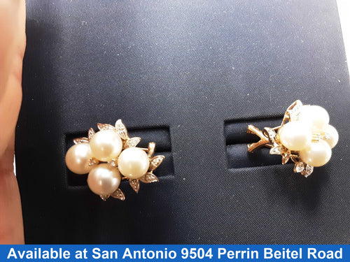 Earrings - Yellow Gold 14k (.585) 9.1 grams