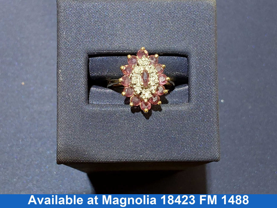 Women's Ring - Yellow Gold 10k (.417) 3.1 grams Size 6.5