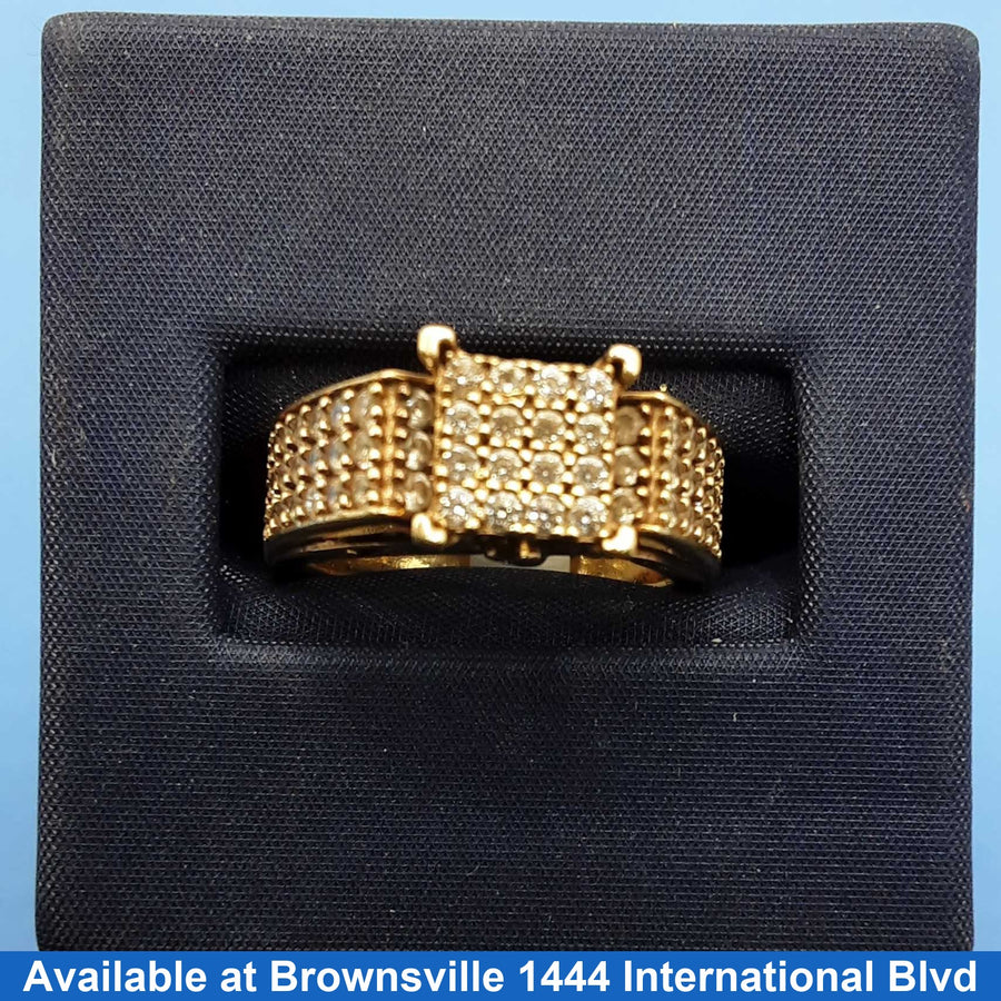 Women's Ring - Yellow Gold 10k (.417) 5.2 grams Size 6