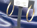Bangle Earring Yellow Gold 14k (.585) 2.3 grams